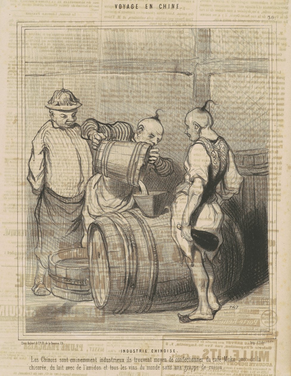Çin endüstrisi by Honoré Daumier