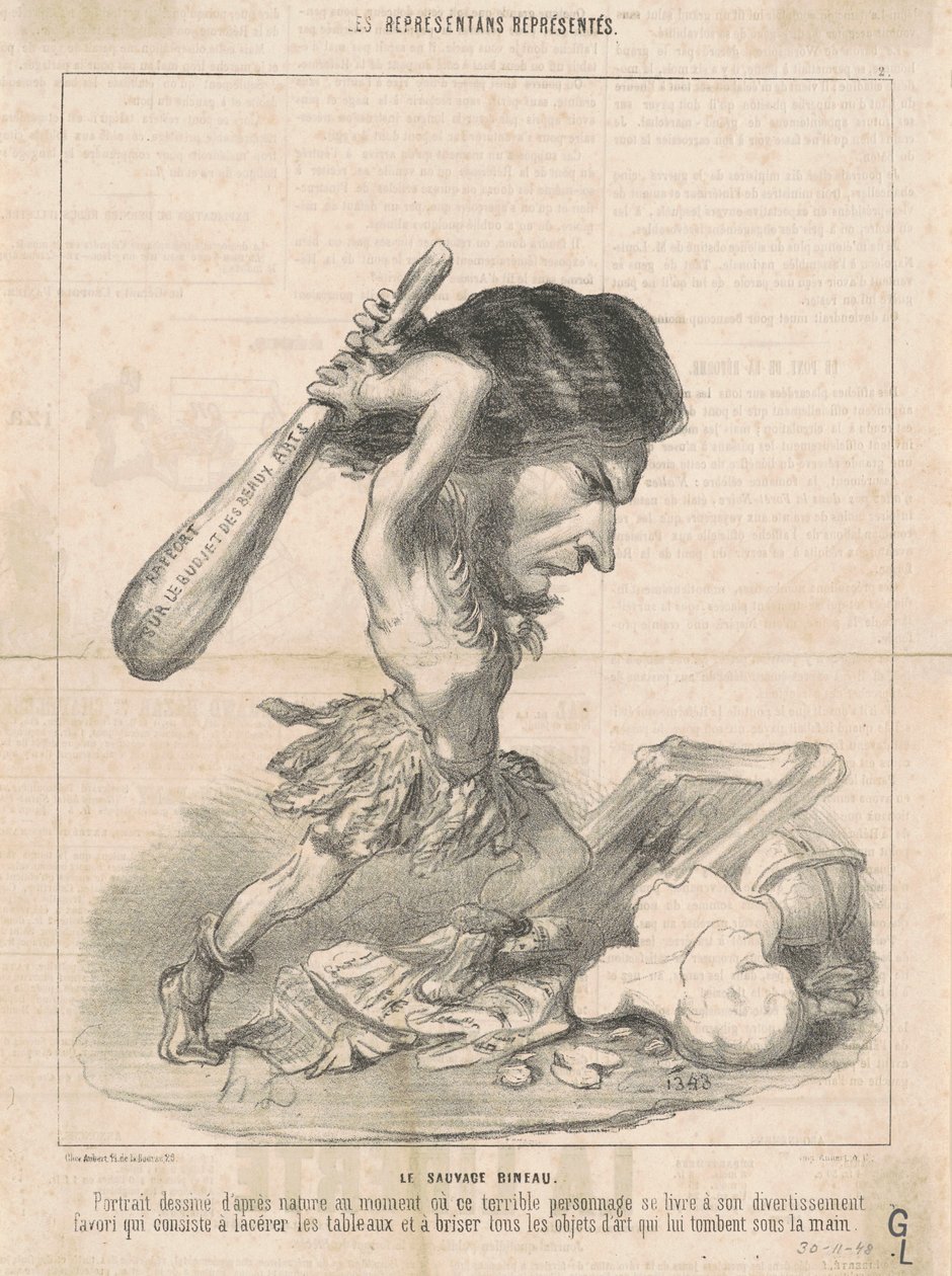 J. Martial Bineau (2. Plaka) by Honoré Daumier