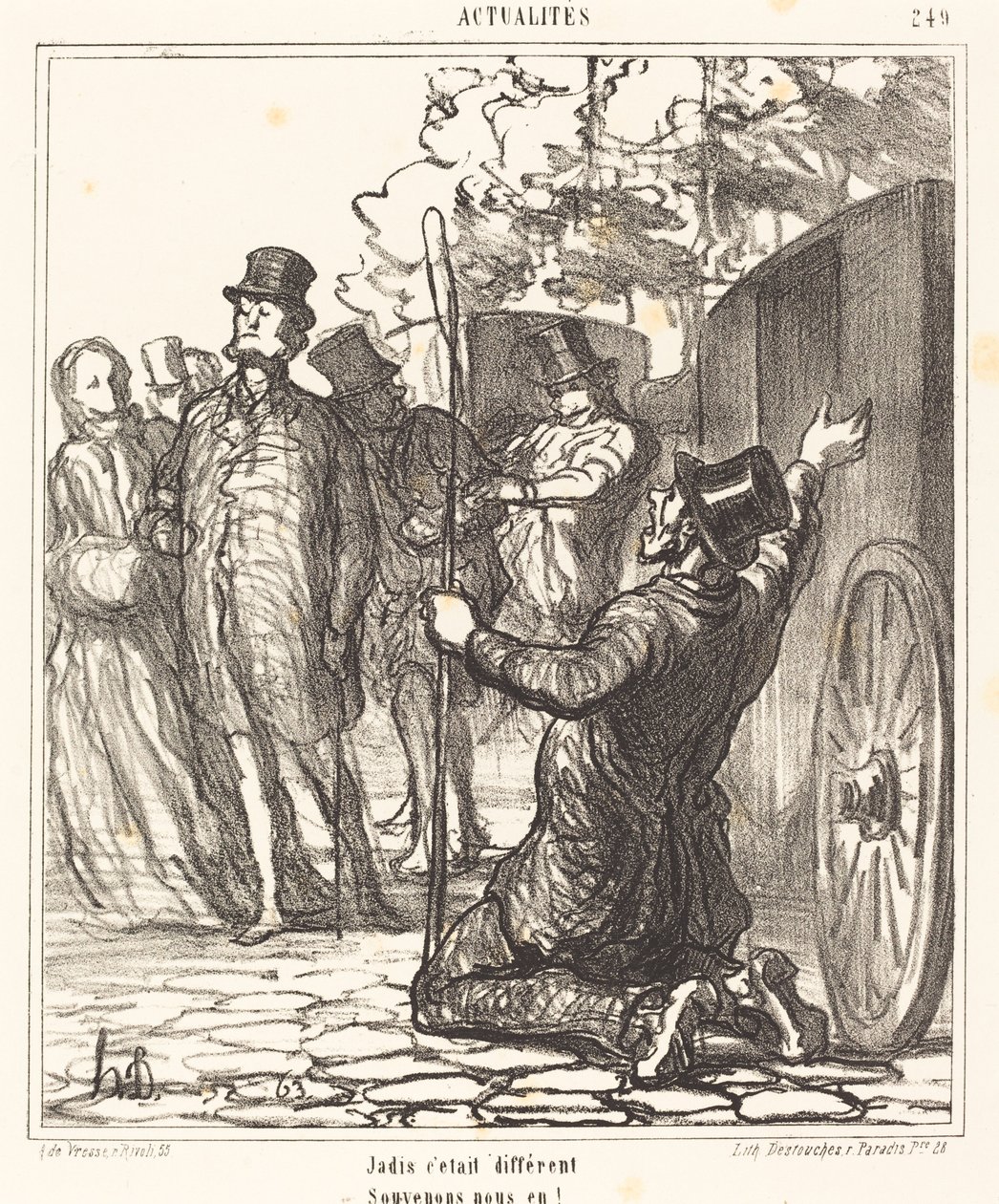 eskiden farklıydı by Honoré Daumier