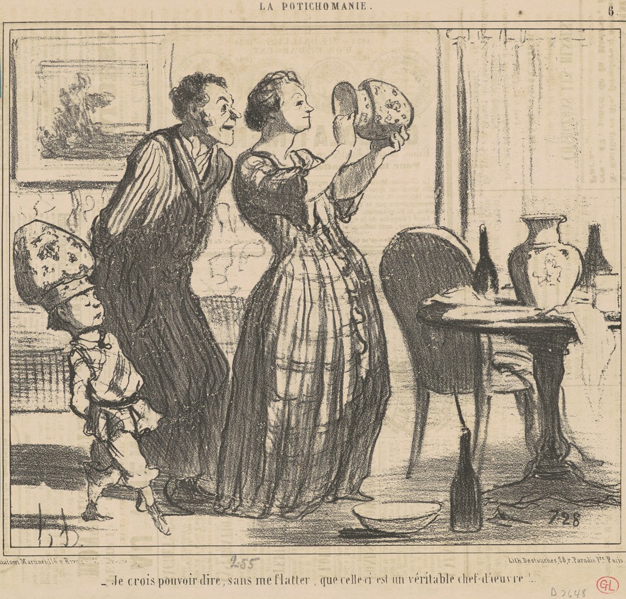 Kendimi övmeden söyleyebilirim sanırım... by Honoré Daumier