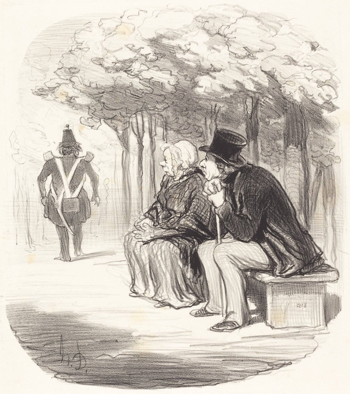 Kadınların... zevkleri varsa... hiç şaşırmam. by Honoré Daumier