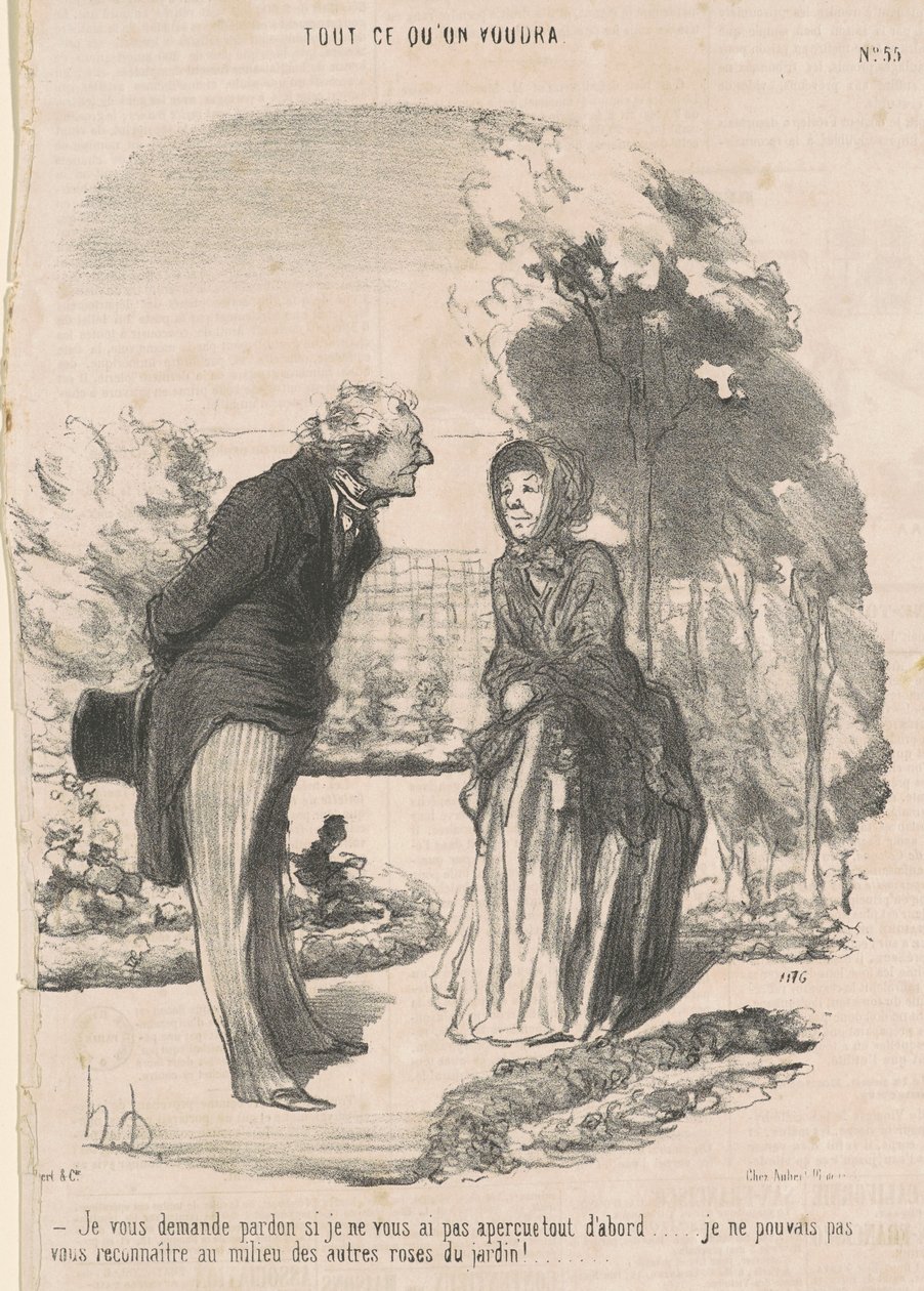 Seni görmediysem özür dilerim... by Honoré Daumier