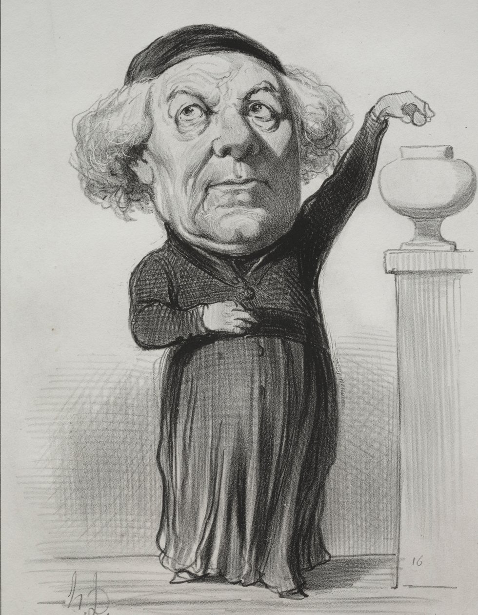 Jean-Jacques Fayet, Orleans Piskoposu by Honoré Daumier