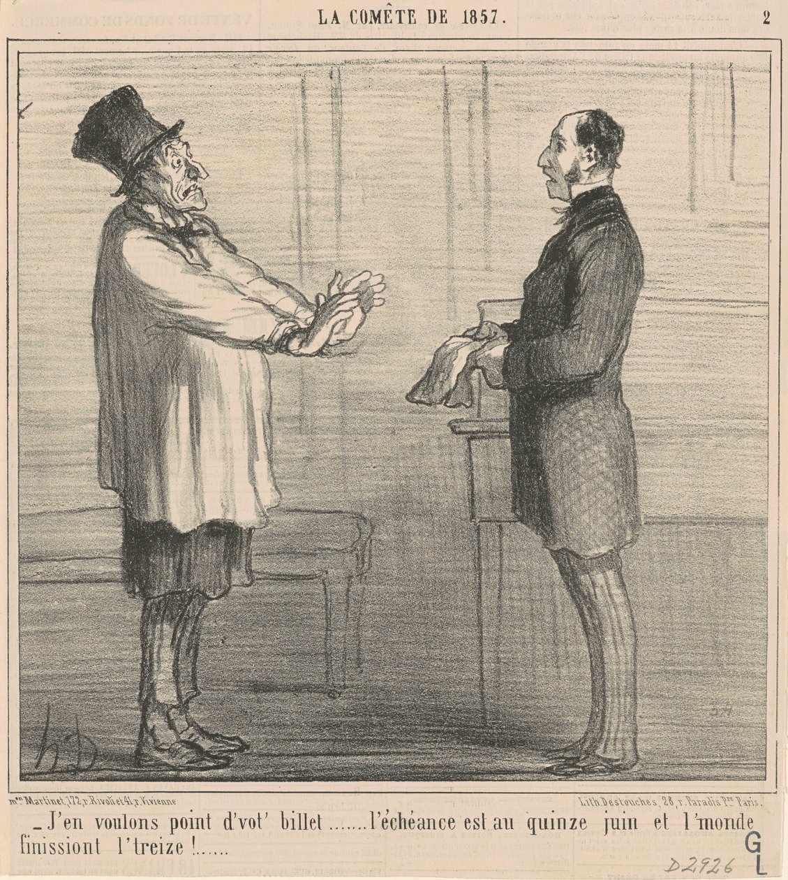 Biletini istemiyorum... by Honoré Daumier