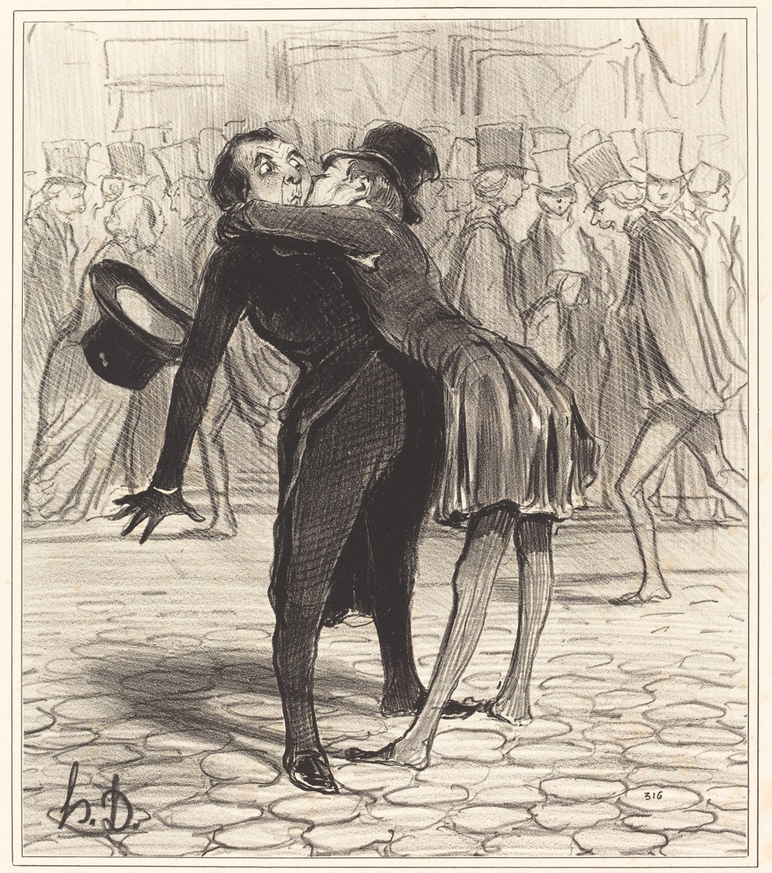 üniversite arkadaşı by Honoré Daumier