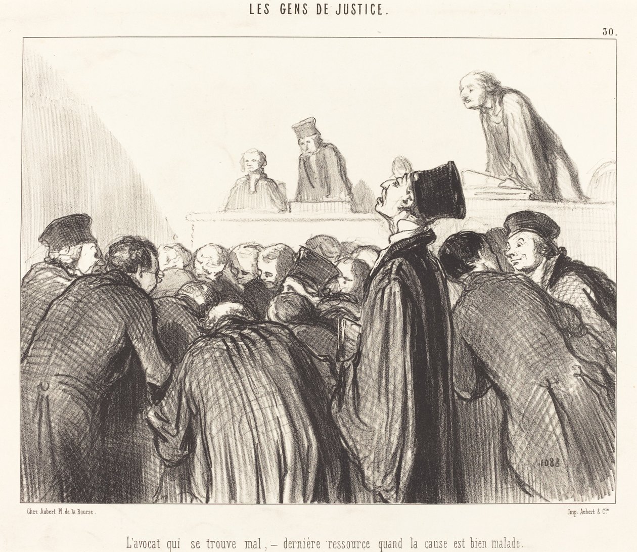 Hasta olan avukat by Honoré Daumier