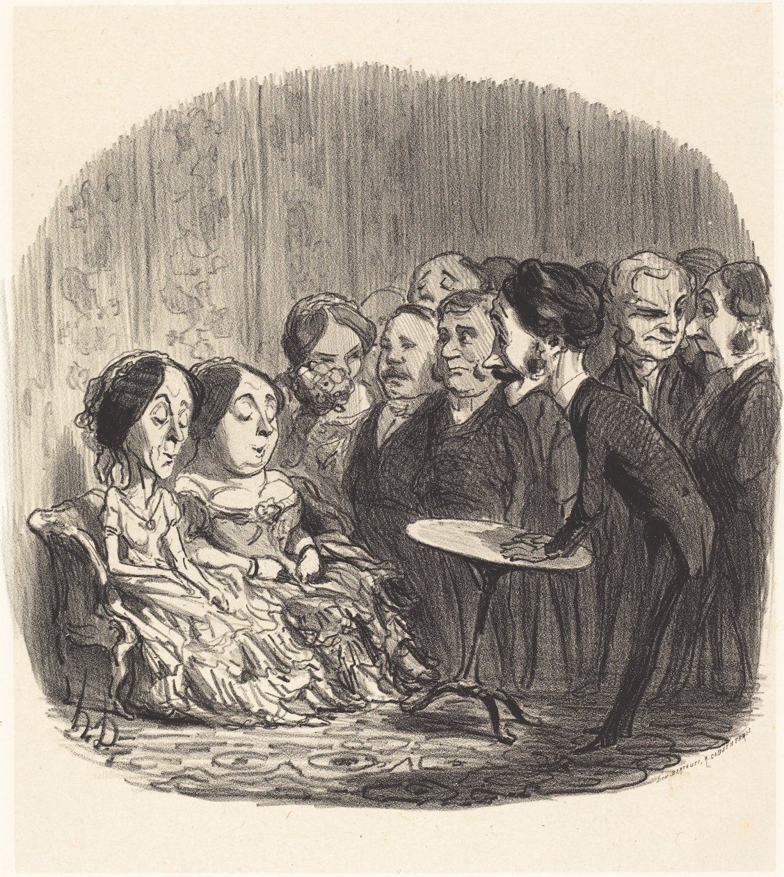 poltergeist by Honoré Daumier