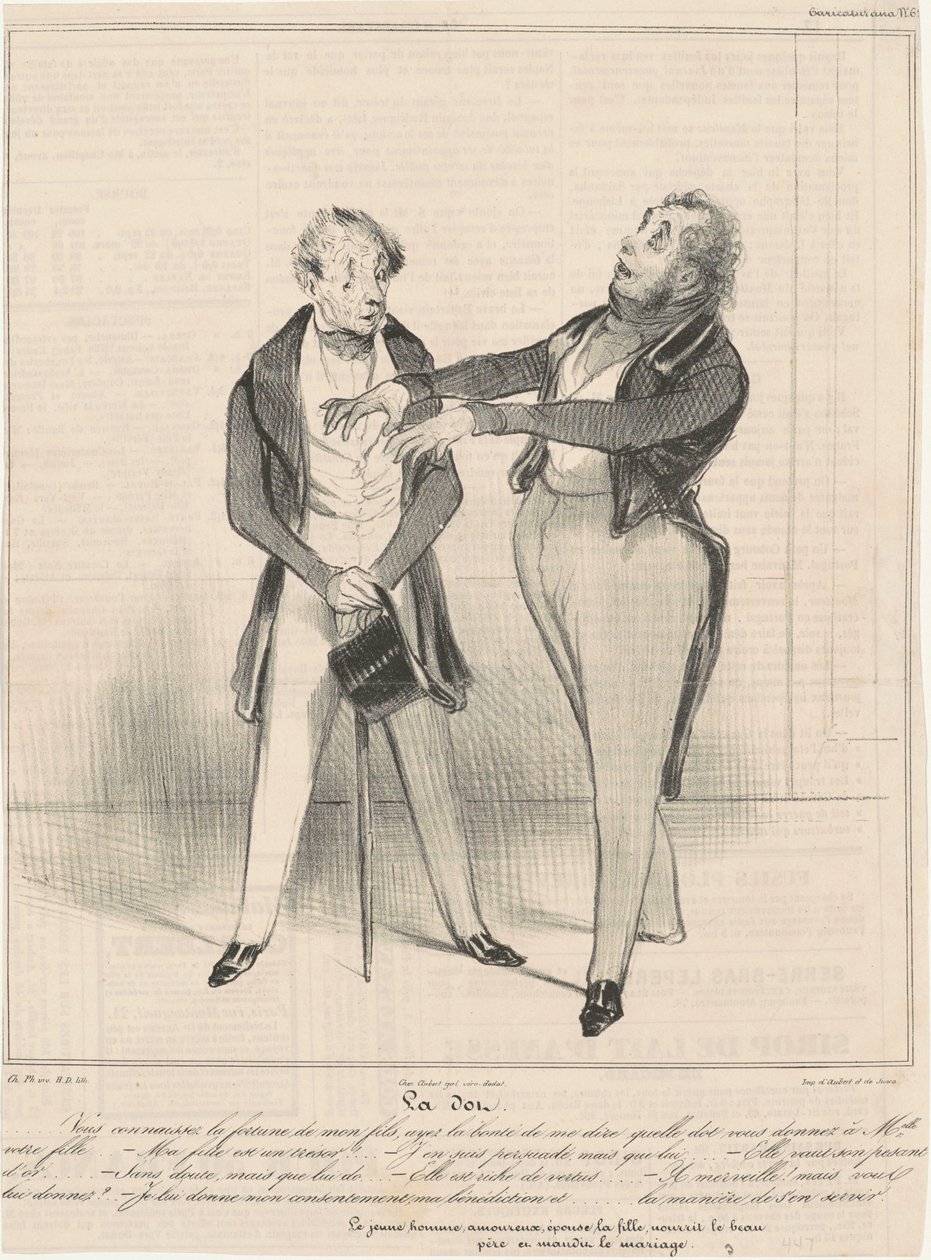 Nokta... servet bilirsin... by Honoré Daumier