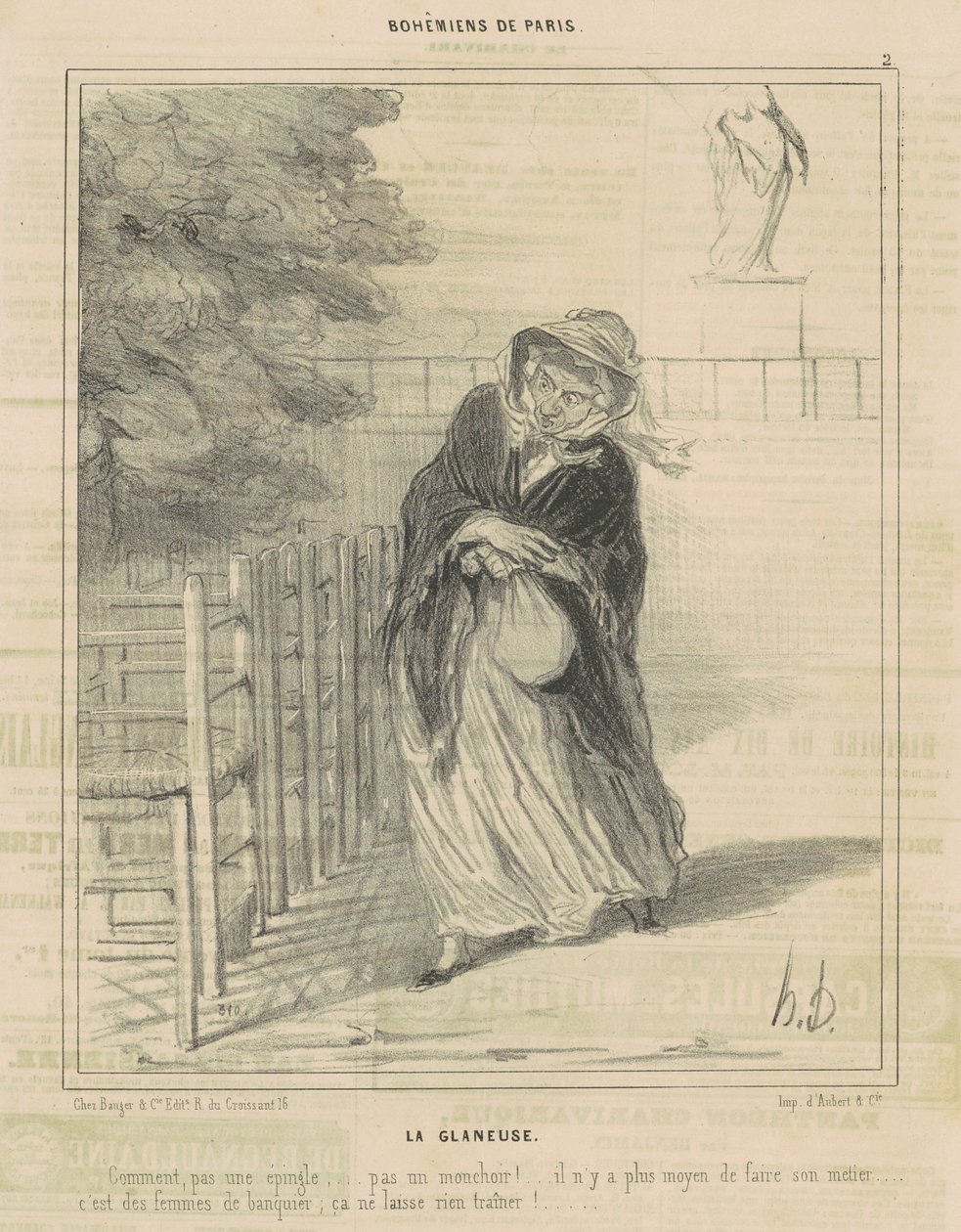 toplayıcı by Honoré Daumier