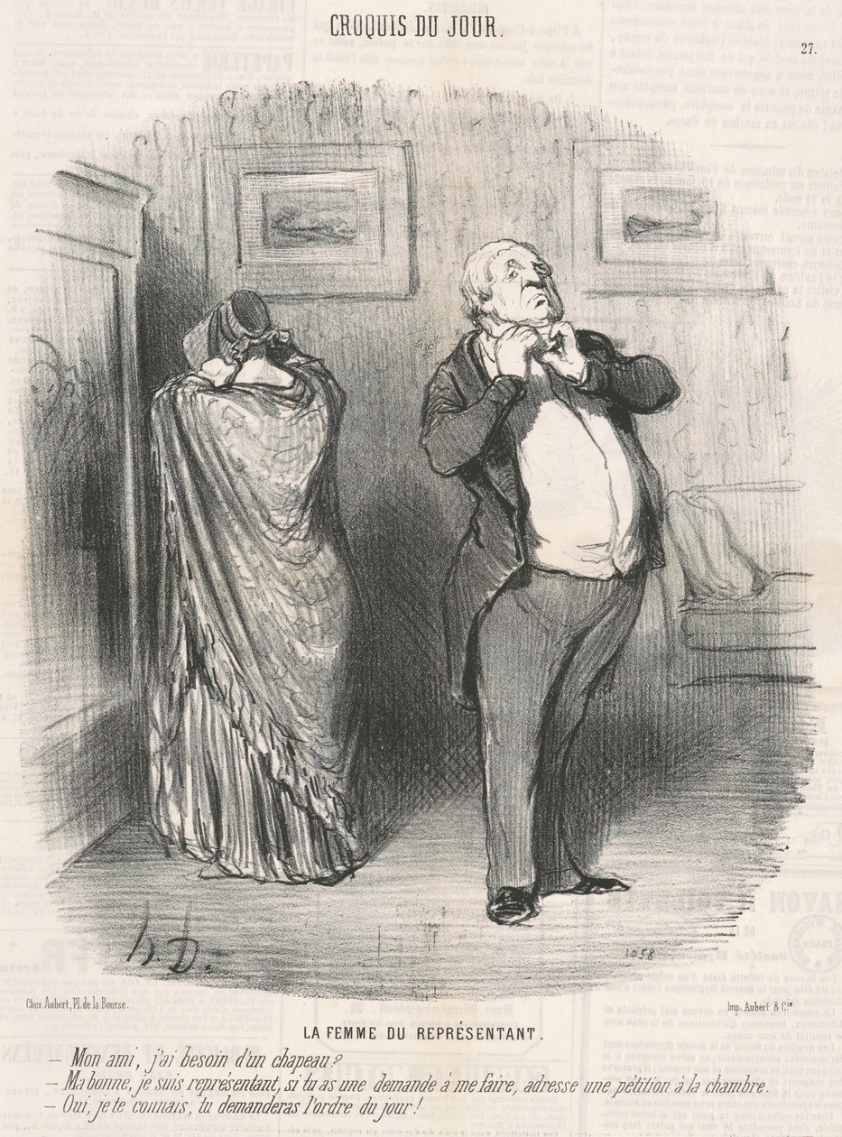 Temsilcinin karısı by Honoré Daumier