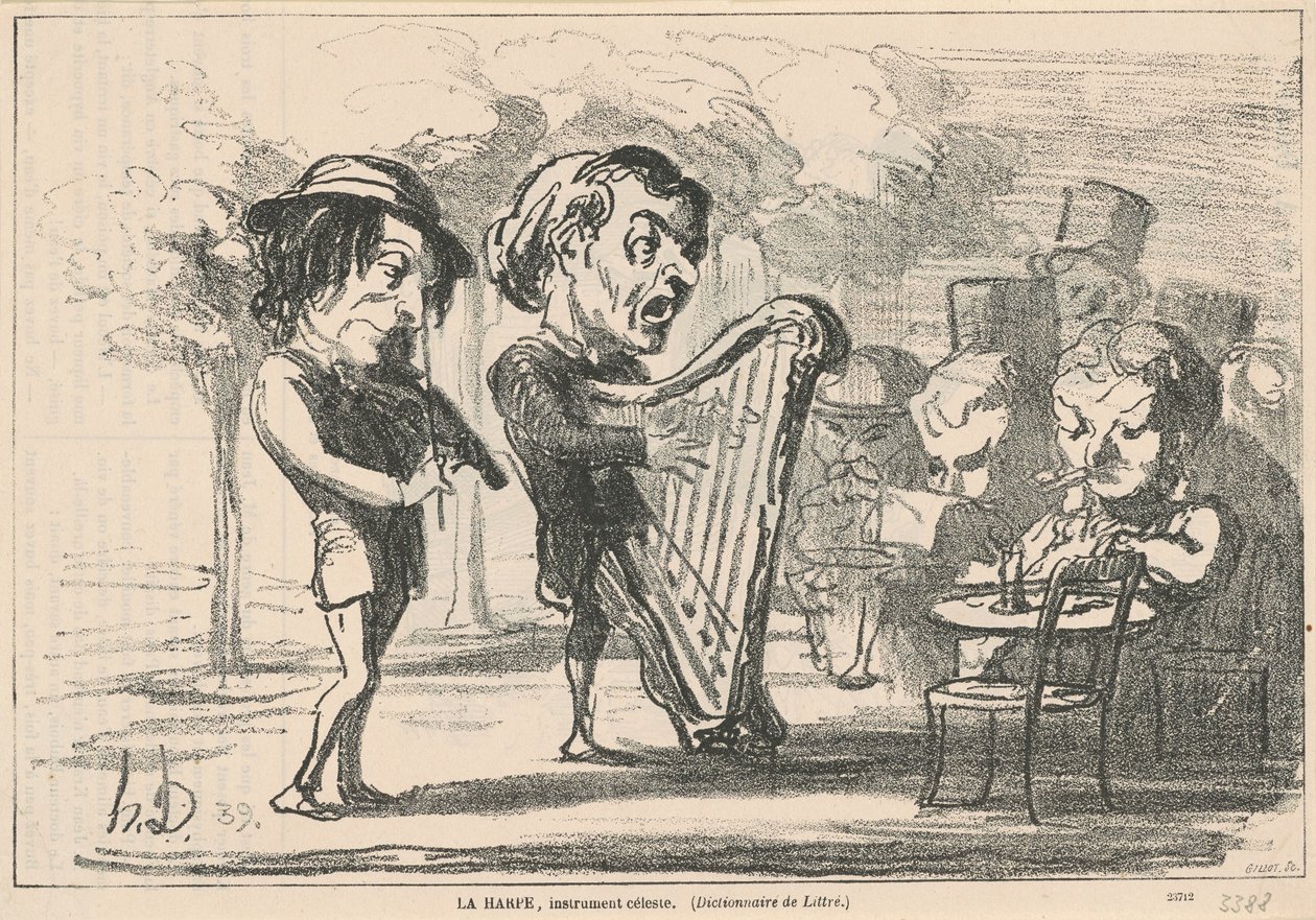 Arp, gök aleti by Honoré Daumier