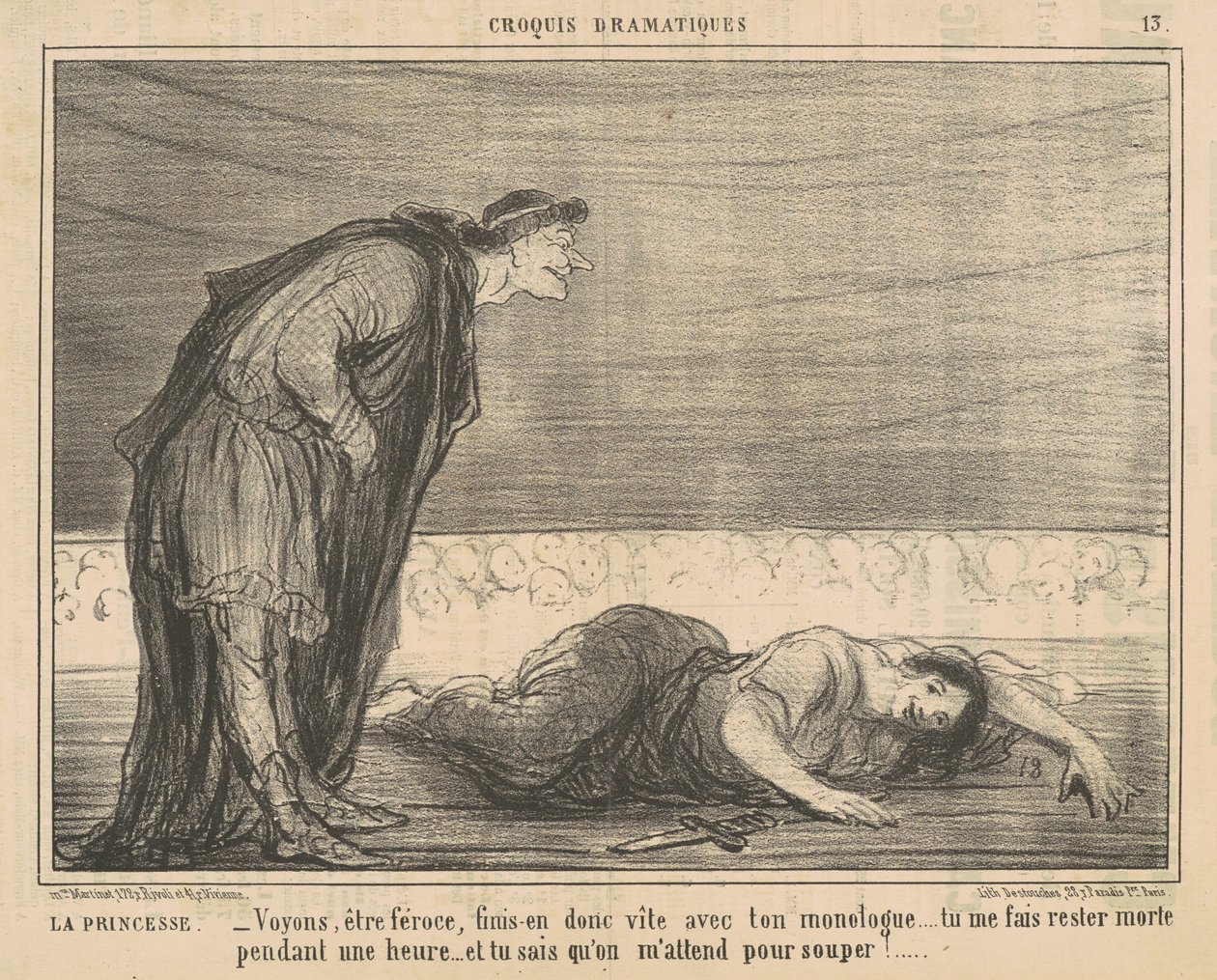 Prenses by Honoré Daumier