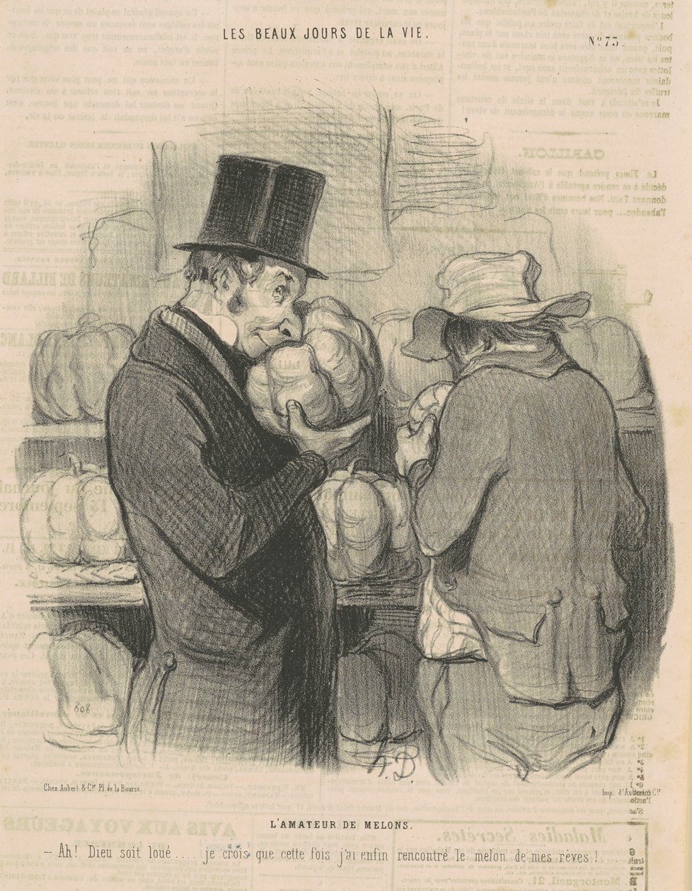 kavun sevgilisi by Honoré Daumier