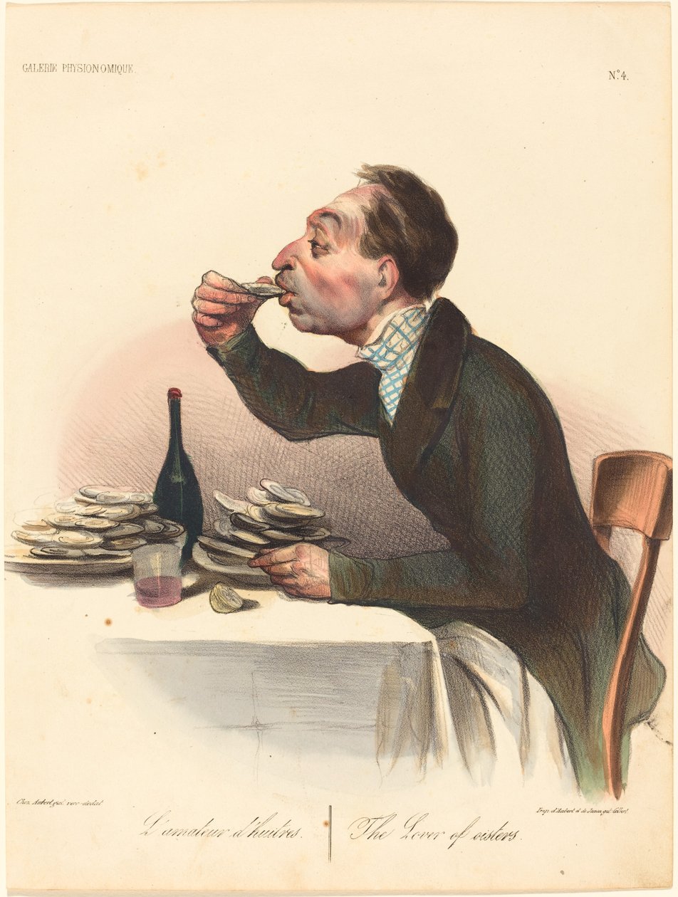istiridye sevgilisi by Honoré Daumier