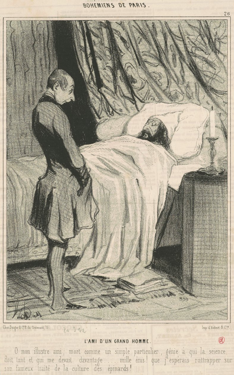 Harika bir adamın arkadaşı by Honoré Daumier