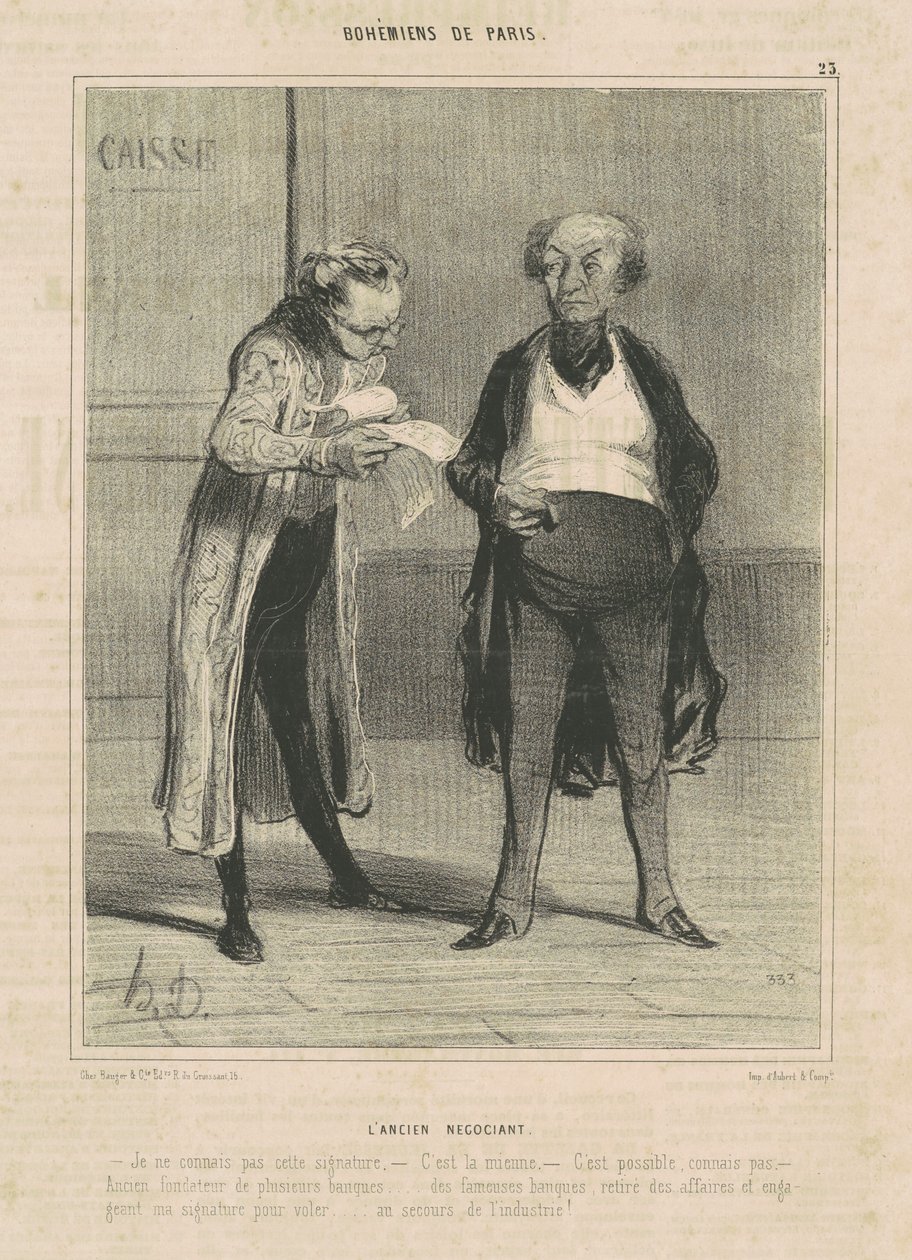 eski tüccar by Honoré Daumier
