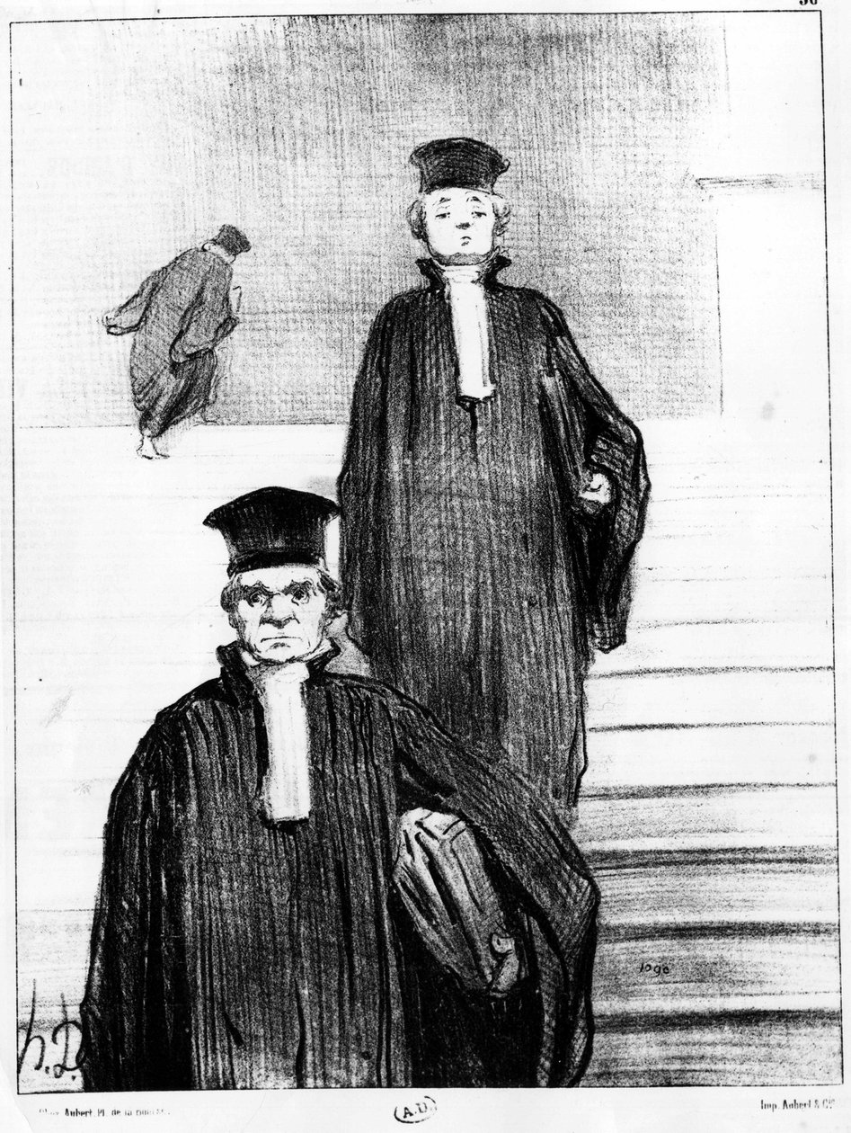 Avukatlar, Honore Daumier
