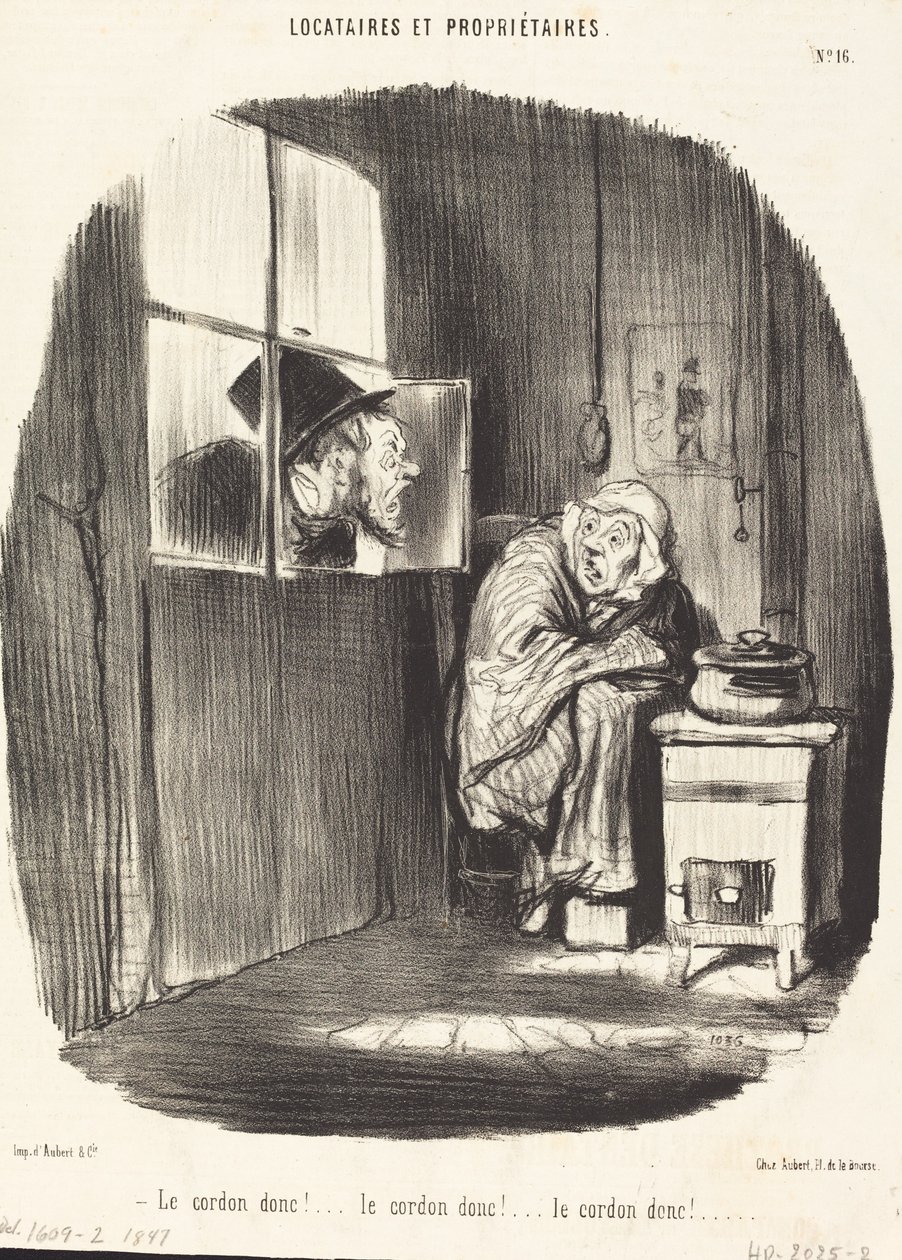 Yani Kordon!... by Honoré Daumier