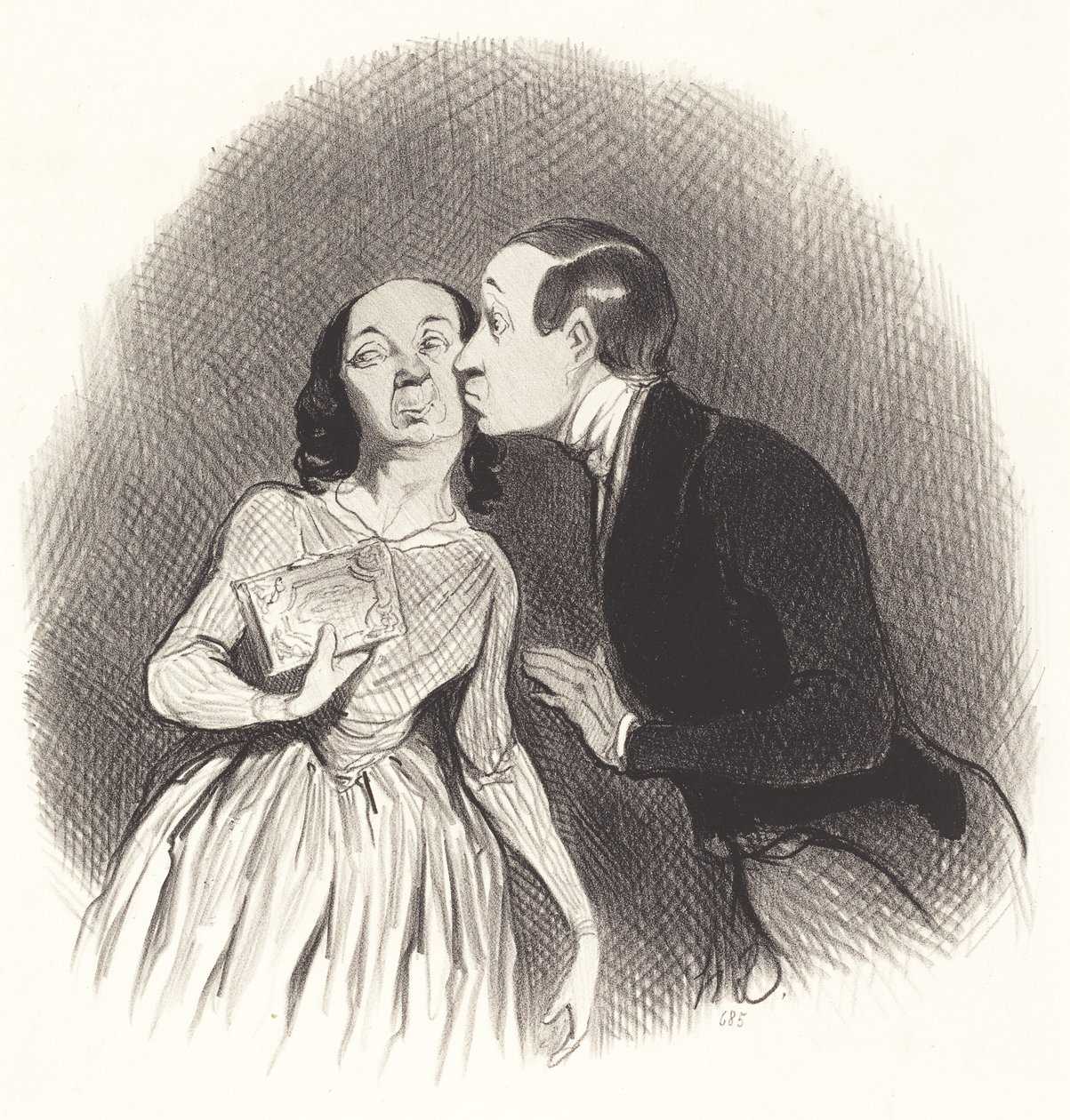 yılbaşı by Honoré Daumier