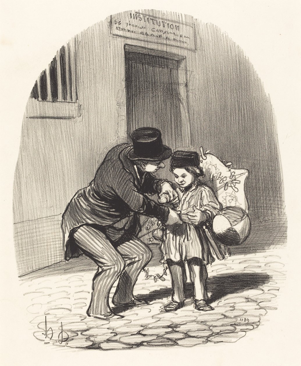 gün dışarı by Honoré Daumier
