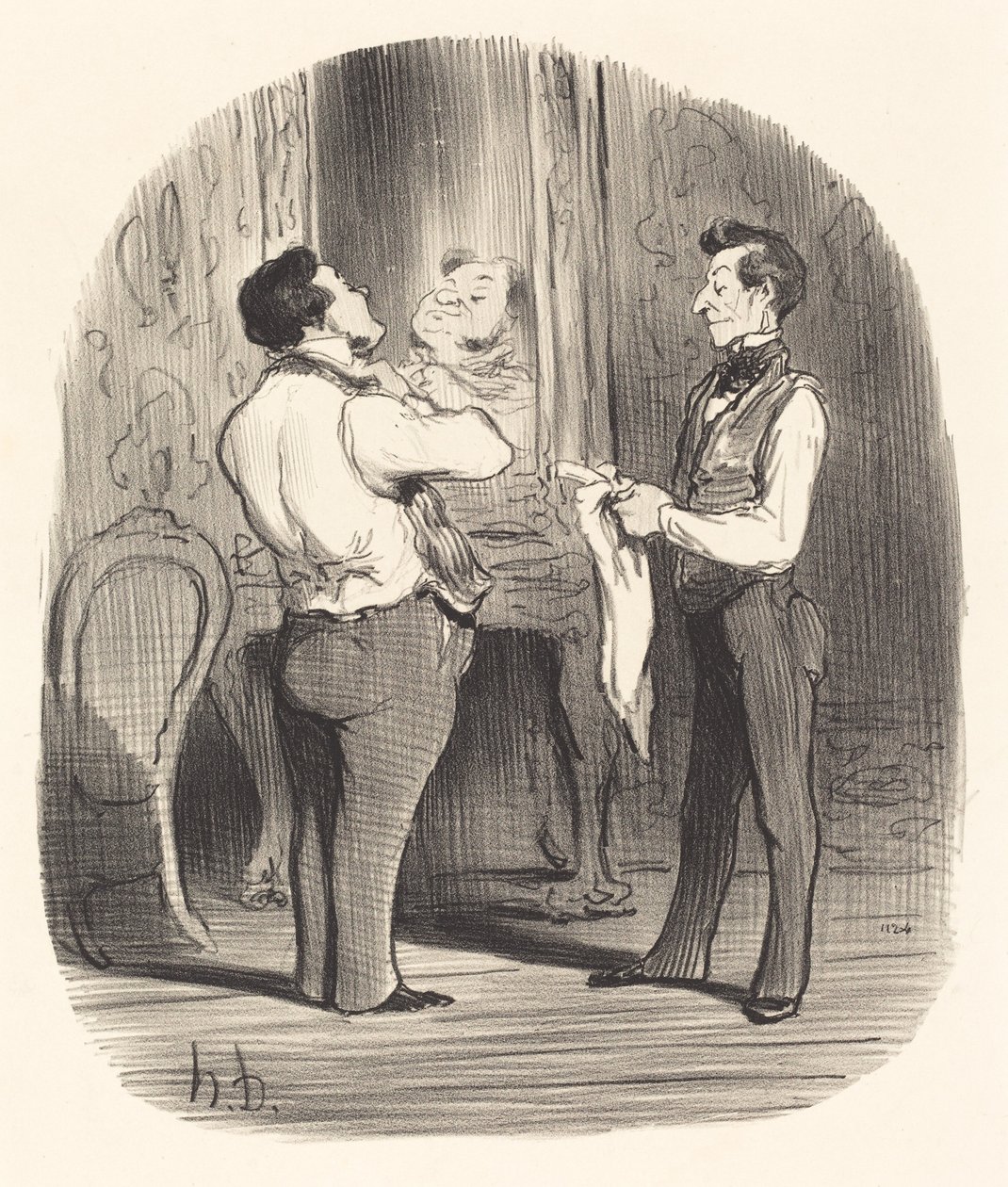 Bir fetih yapmanın geldiği gün by Honoré Daumier
