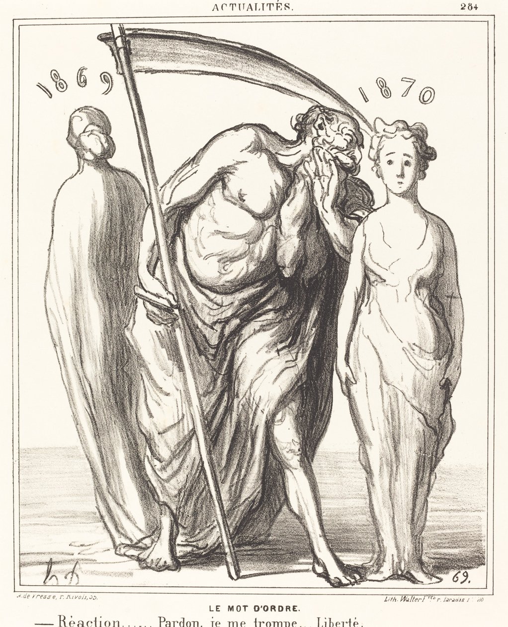 Parola: Tepki... Bağışlama... Özgürlük by Honoré Daumier