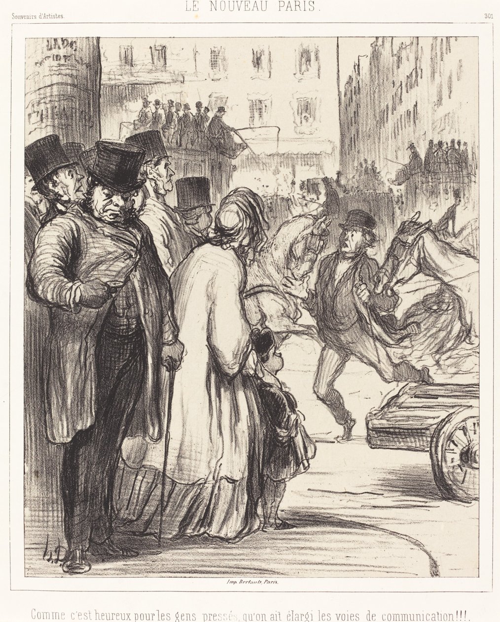 Yeni Paris by Honoré Daumier