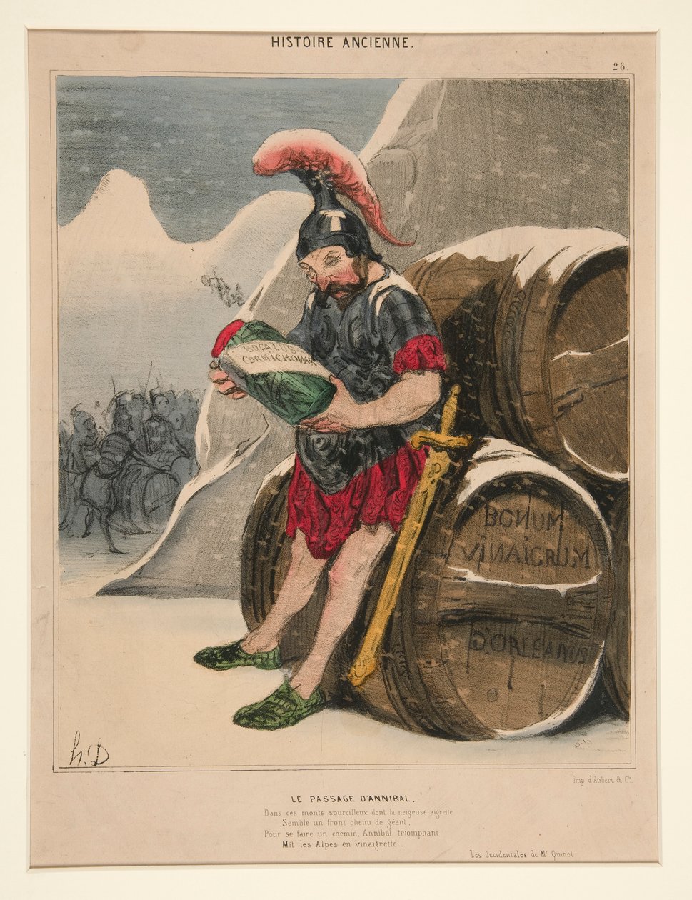 geçişi by Honoré Daumier