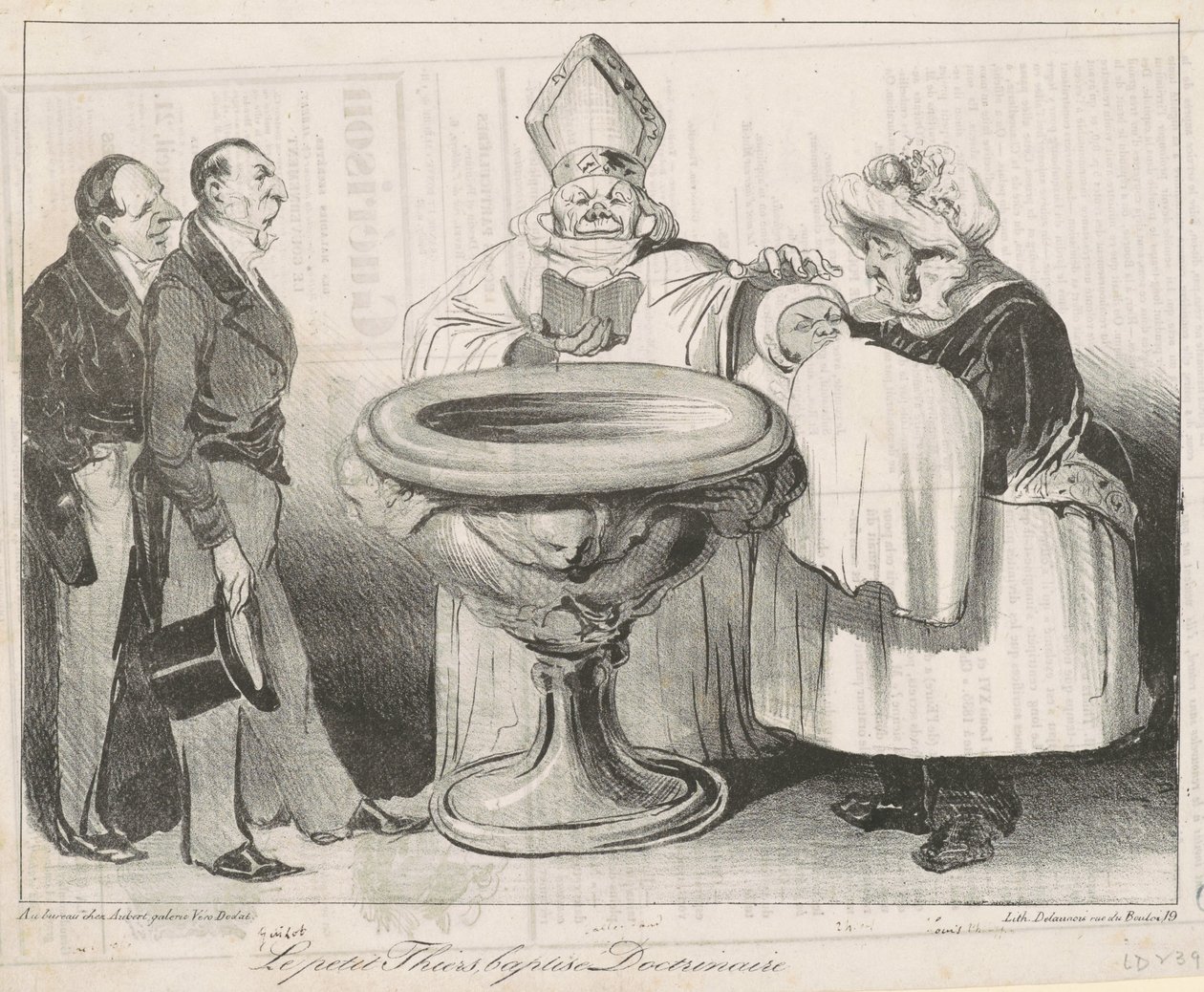 Le Petit Thiers, Vaftiz Edilmiş Doktriner by Honoré Daumier