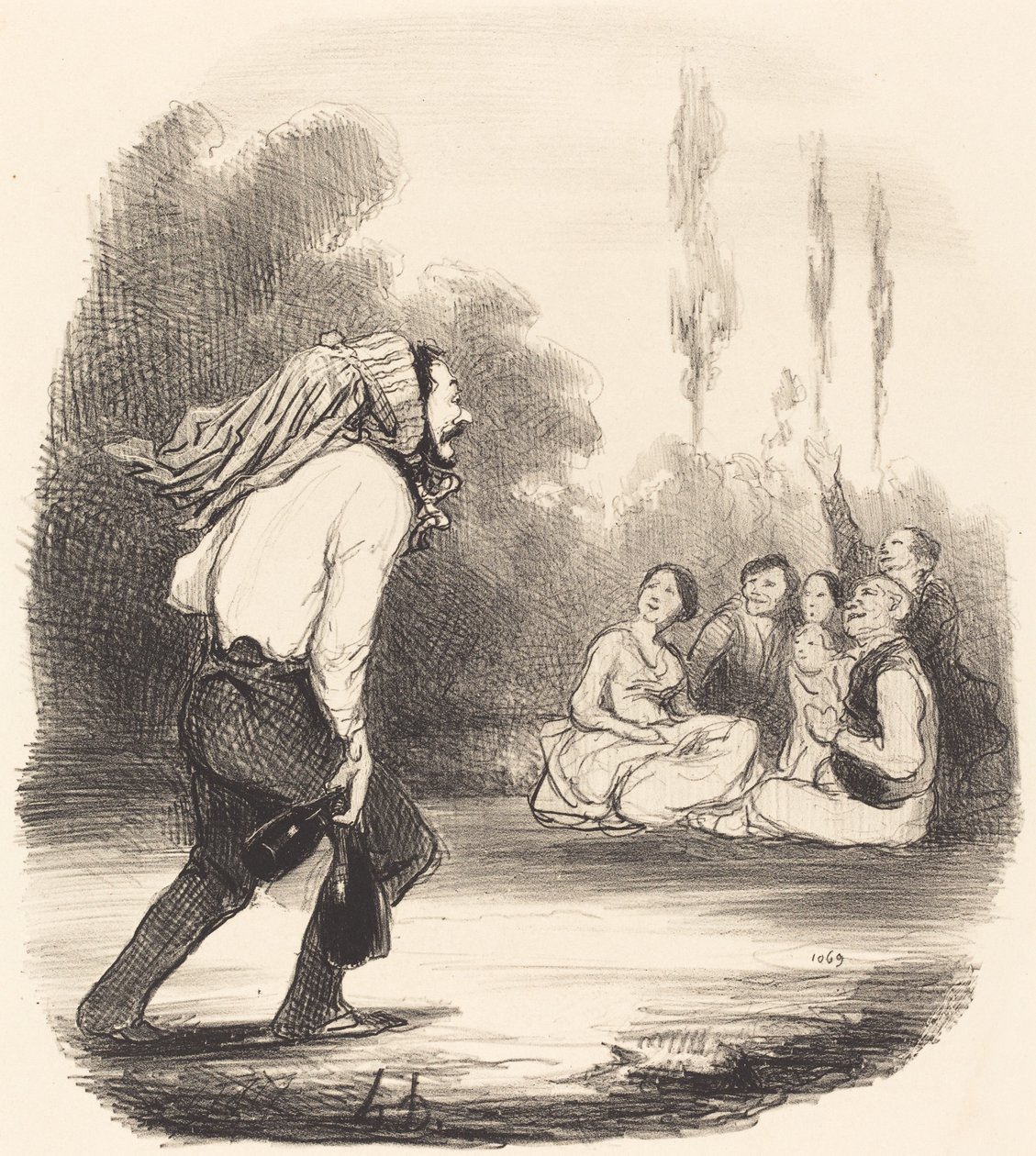 Toplumun en şakacısı by Honoré Daumier