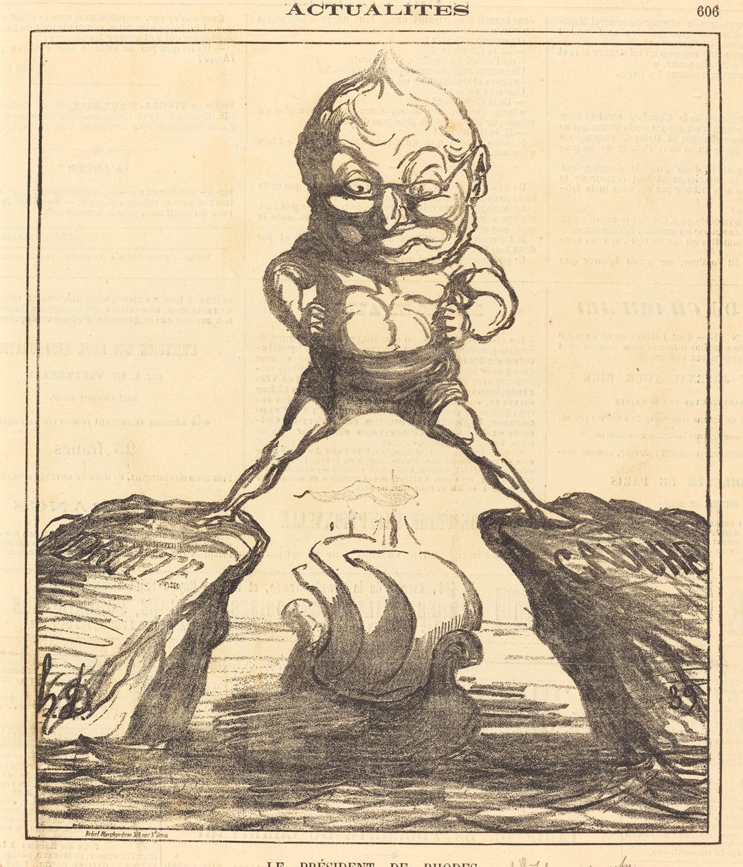 Rodos Başkanı by Honoré Daumier