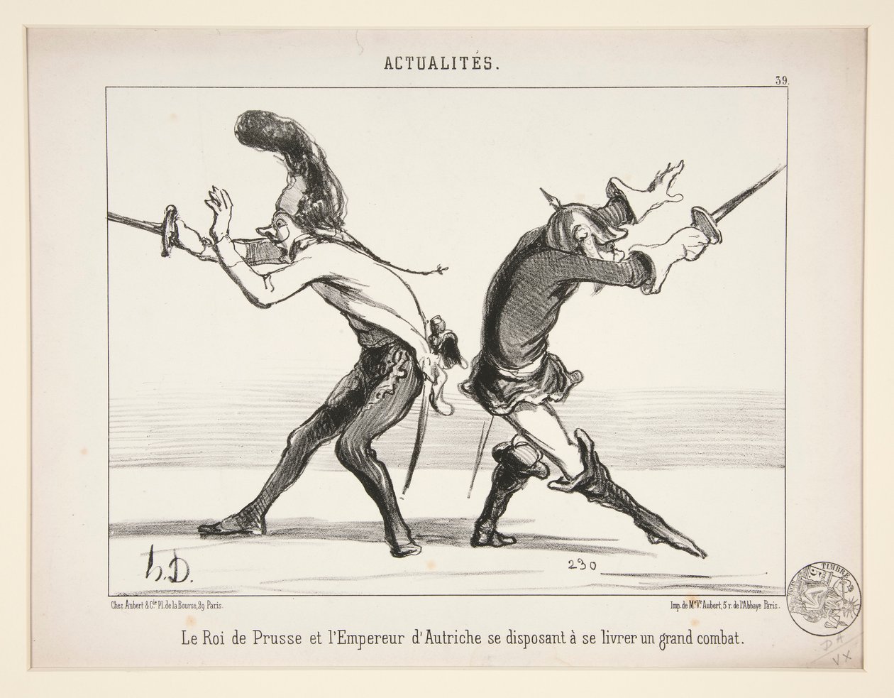 Prusya Kralı ve by Honoré Daumier