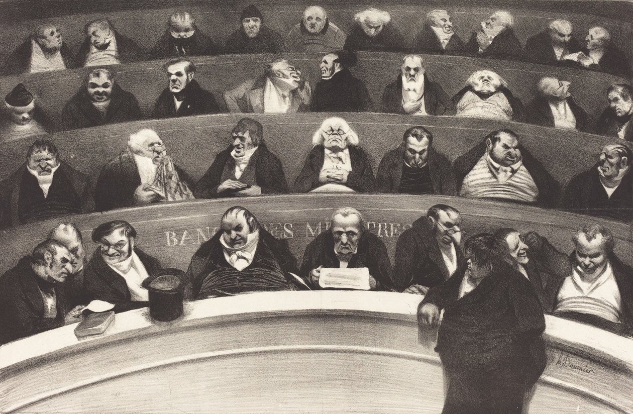 Yasama Göbeği, Honore Daumier, 1834 by Honoré Daumier