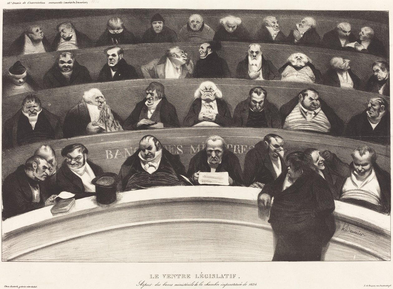 Yasama Karnı by Honoré Daumier