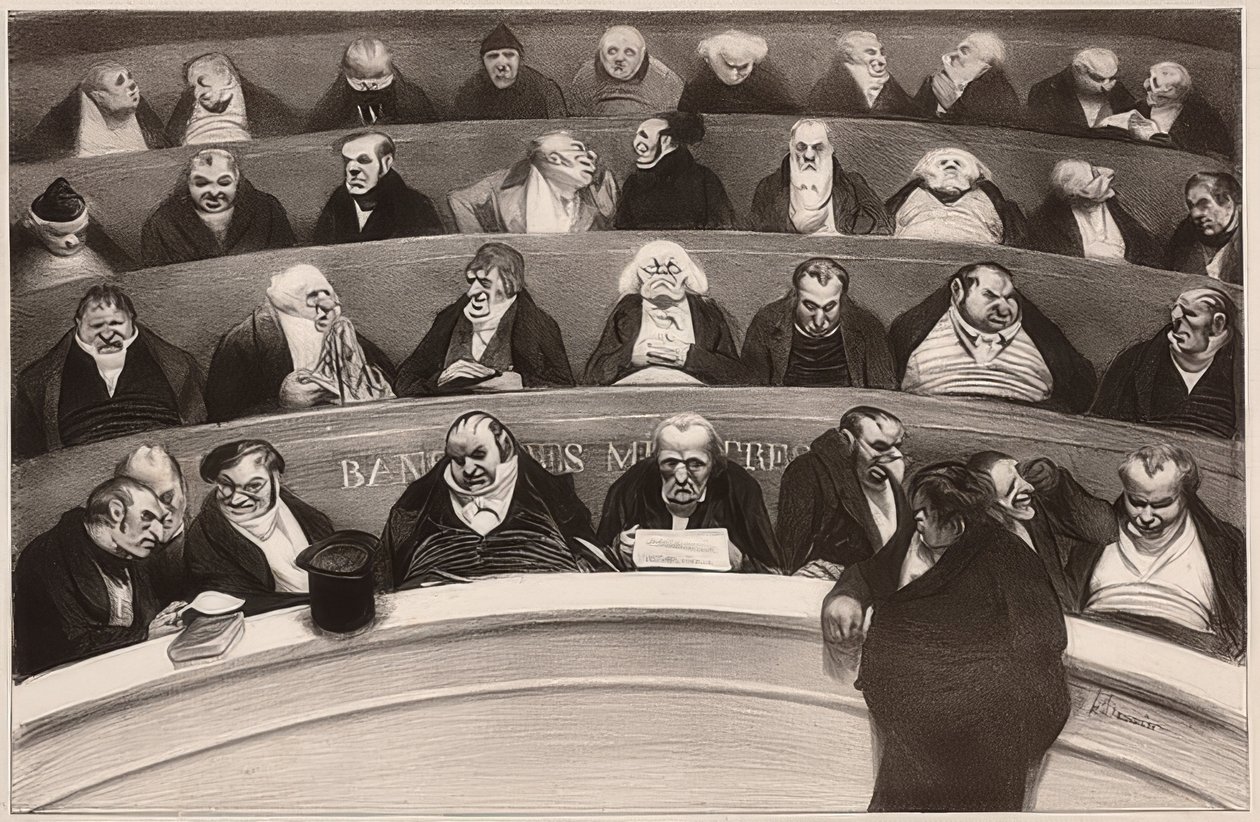 Le Ventre yasaları. Aspects des bancs ministériels de la chambre improstituée de 1834 / Yasama göbeği. 1834