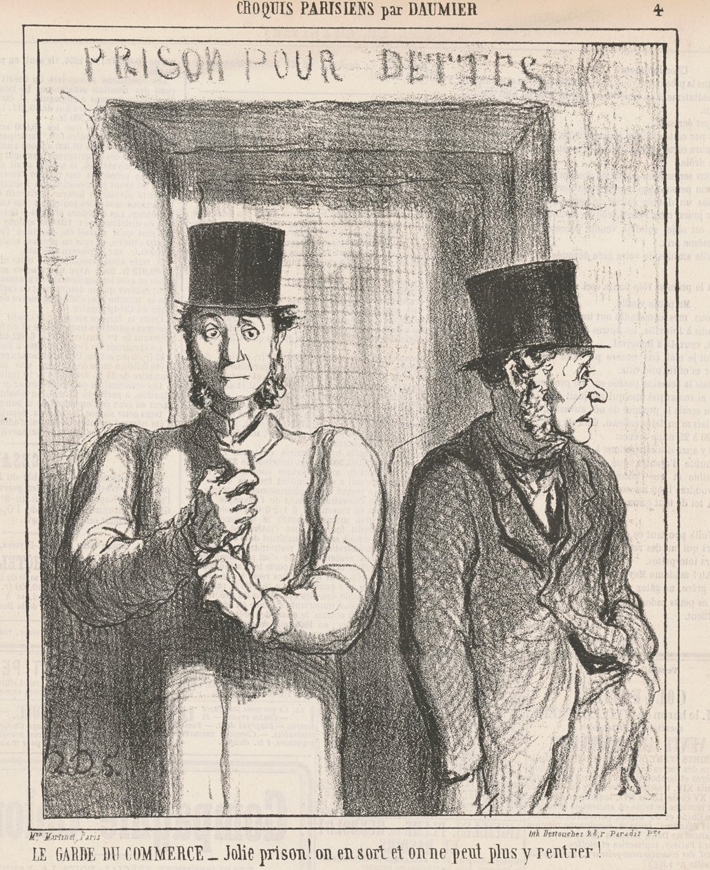 ticaret muhafızı by Honoré Daumier