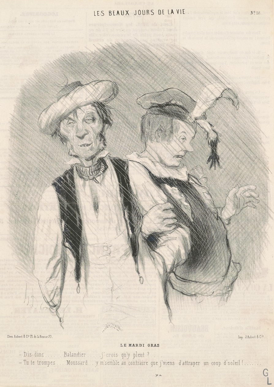 yağ Salı by Honoré Daumier