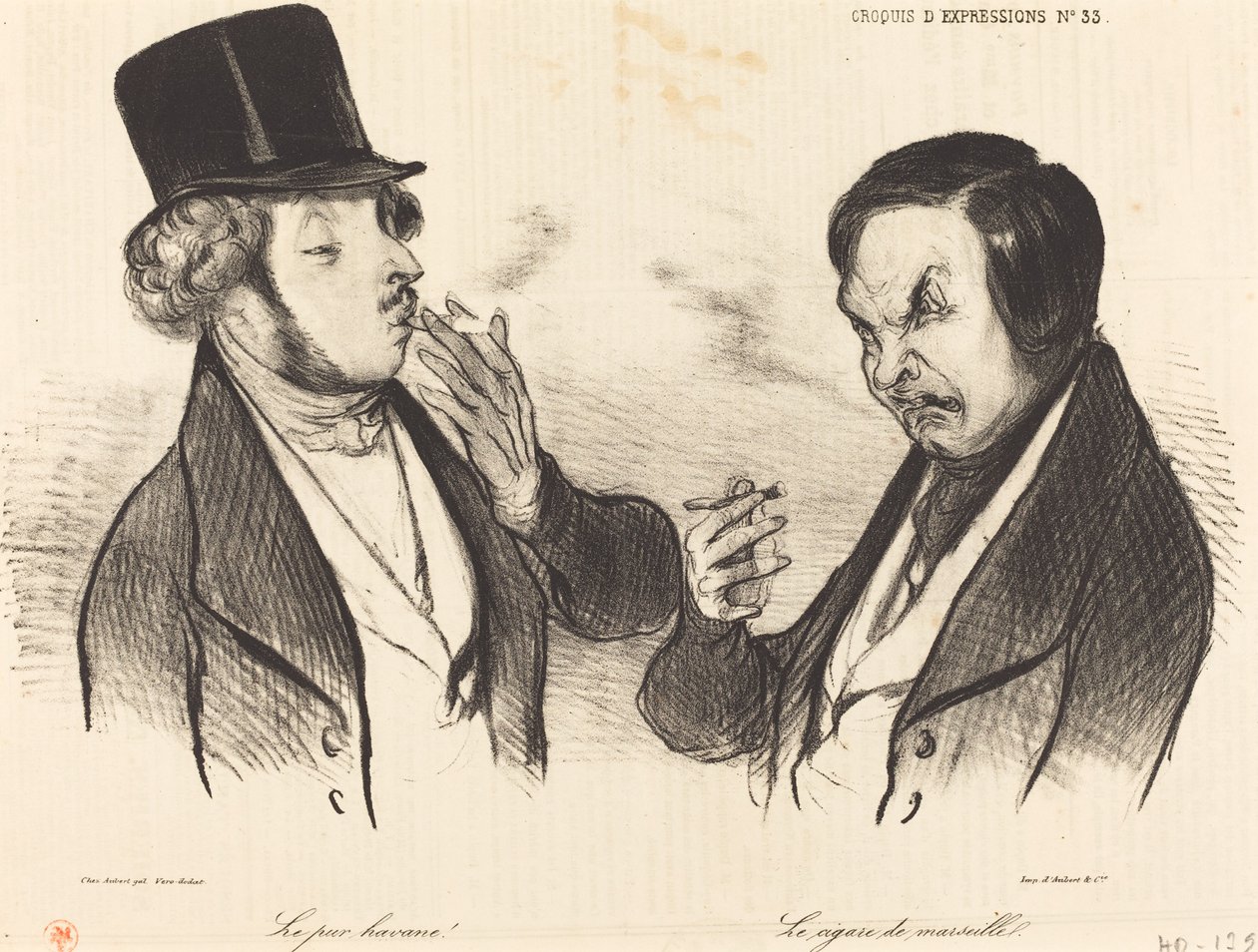 Saf Havana! Marsilya purosu by Honoré Daumier