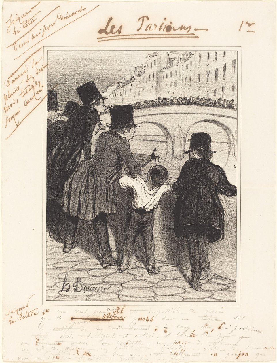izleyiciler by Honoré Daumier