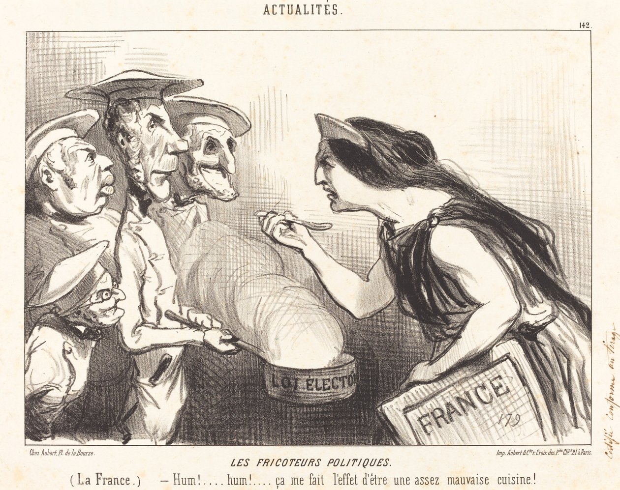 Siyasi Fricoteurs by Honoré Daumier