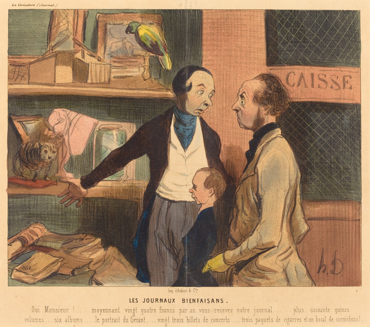 hayırsever dergiler by Honoré Daumier