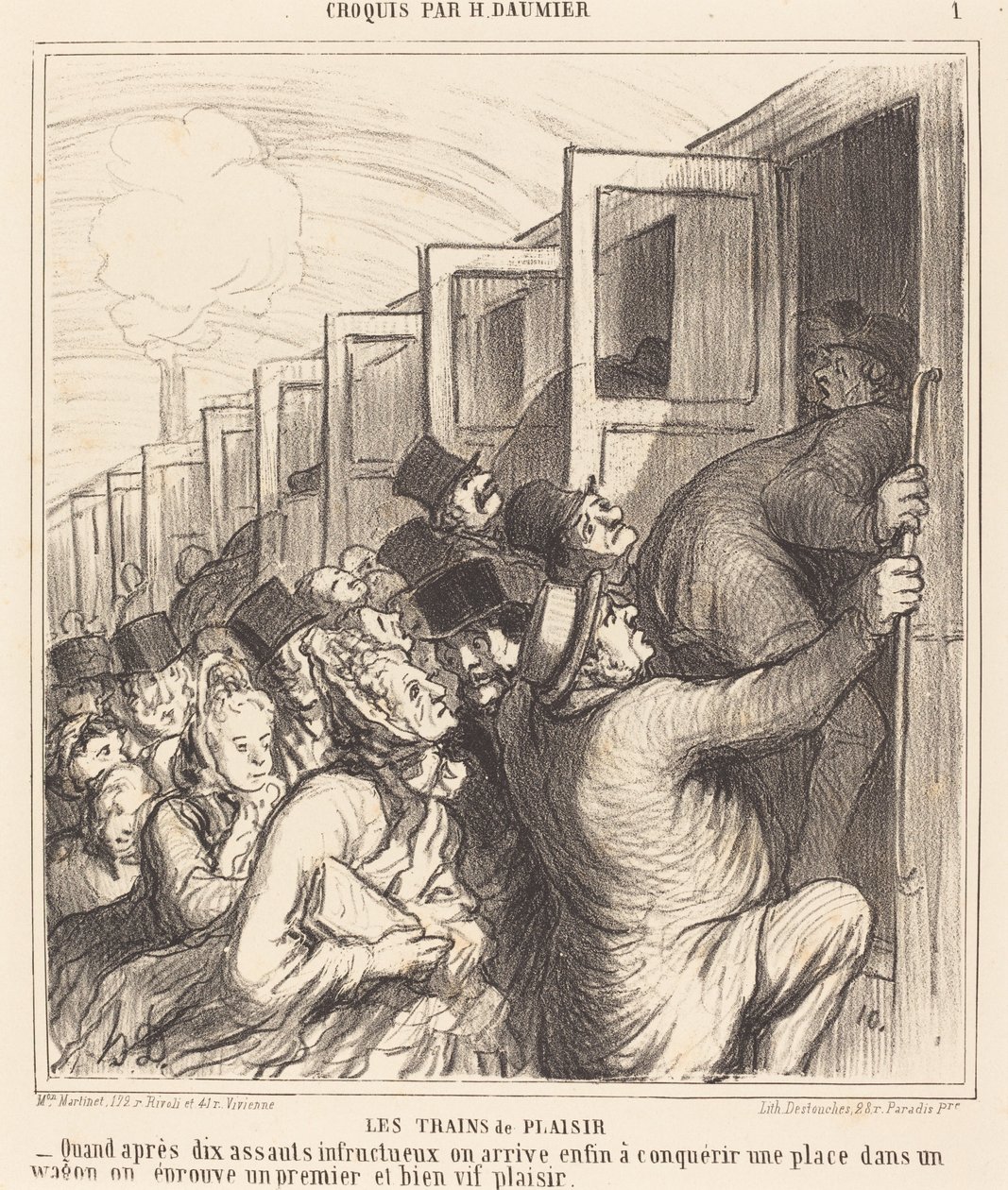 Zevk Trenleri by Honoré Daumier