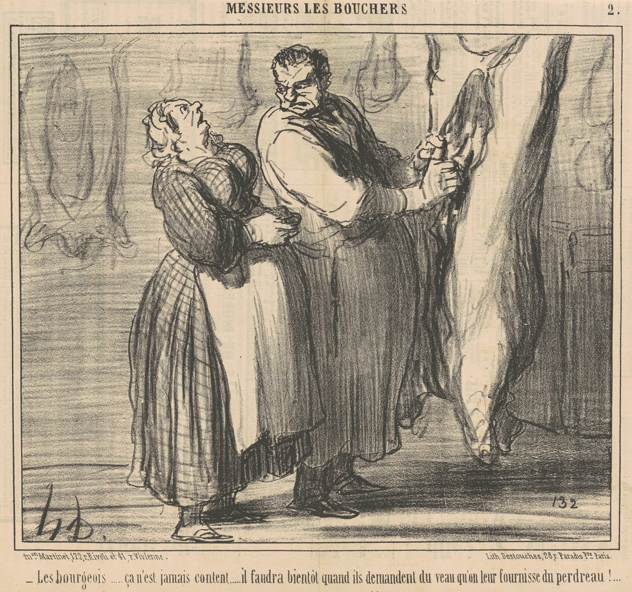 Burjuva... by Honoré Daumier