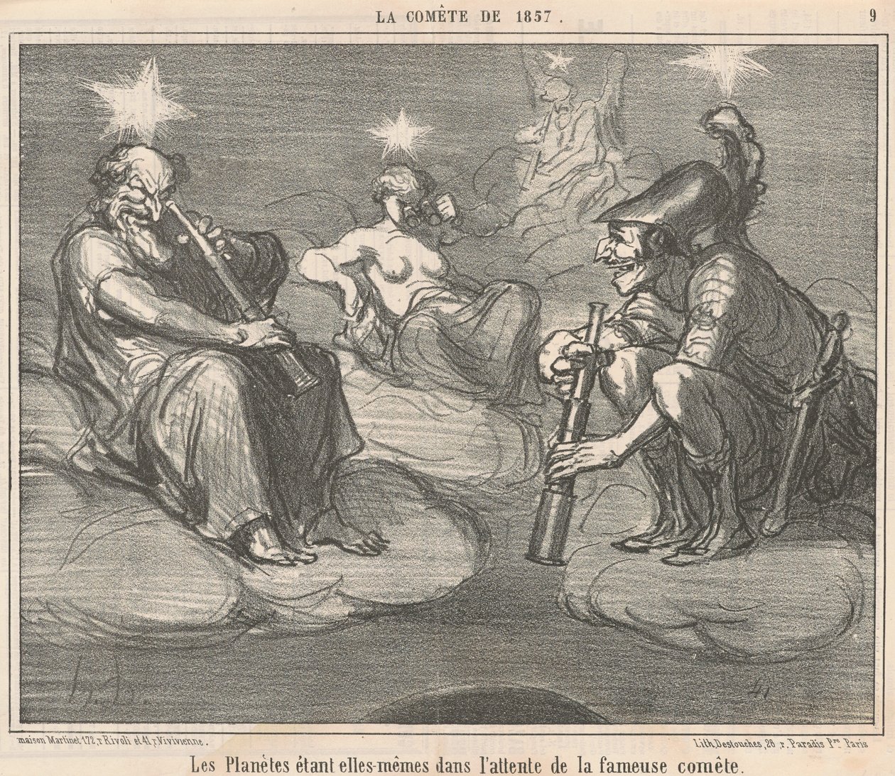 Gezegenlerin kendileri olması by Honoré Daumier
