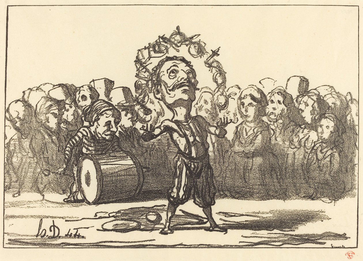 dağ sıraları by Honoré Daumier