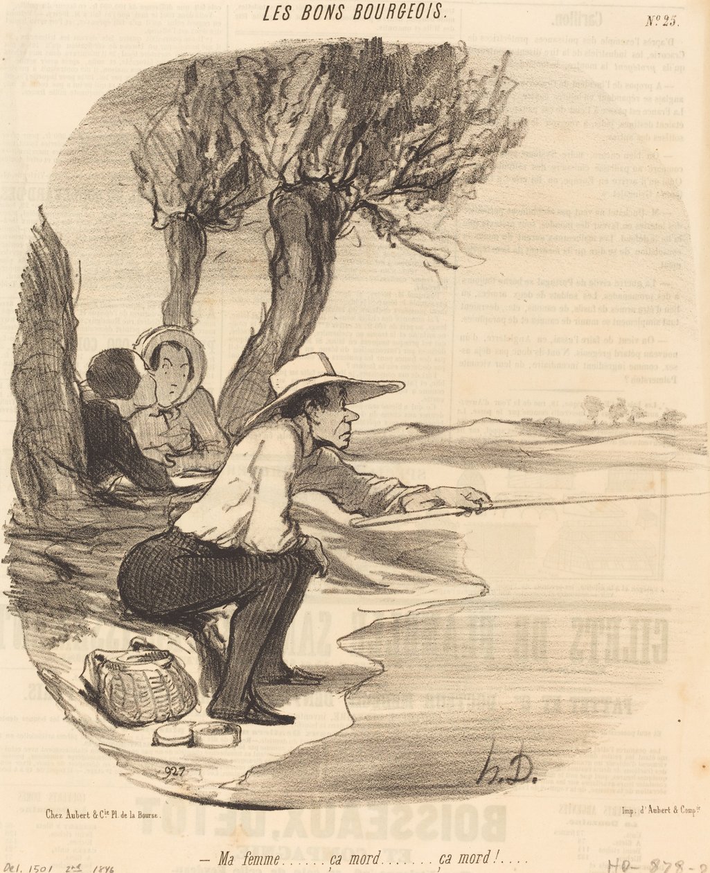 Karım... ısırır... ısırır! by Honoré Daumier