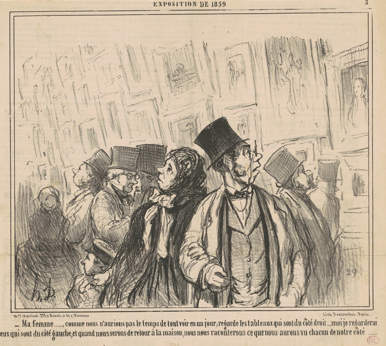 Karım ..., sahip olamayacağımız gibi ... by Honoré Daumier