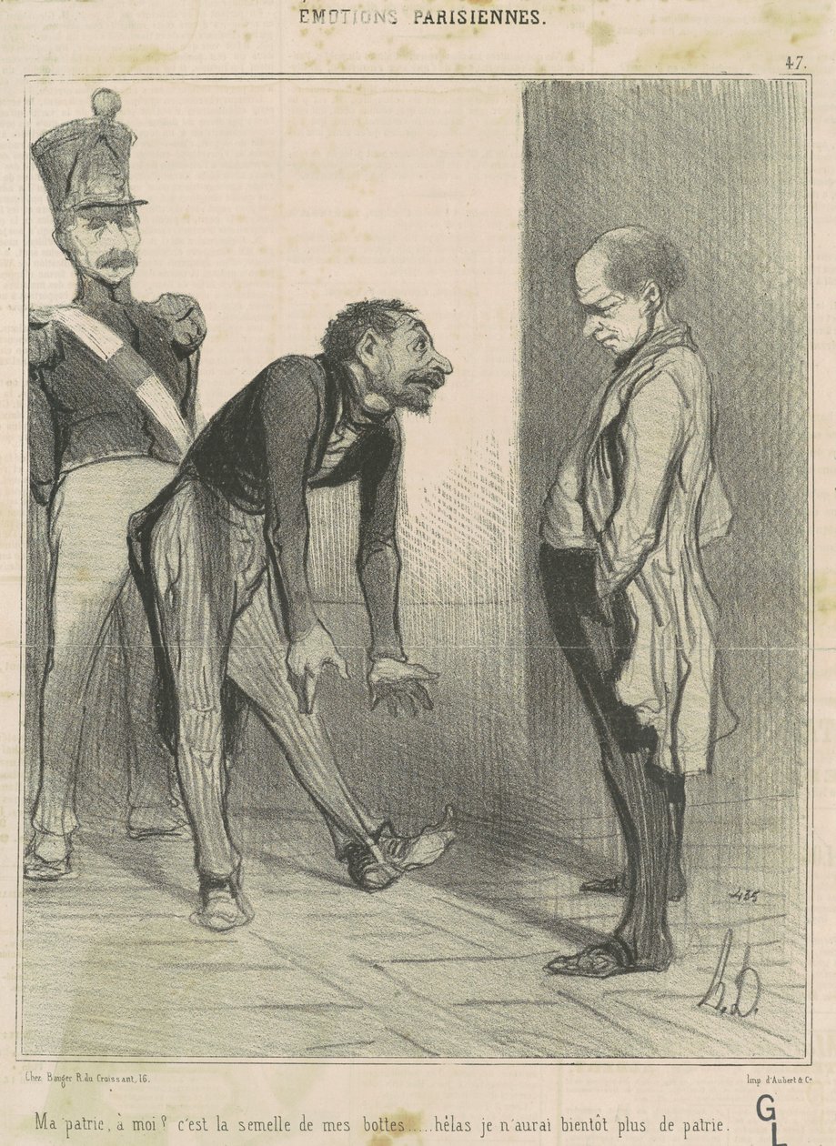 Vatanım, benim mi?... by Honoré Daumier