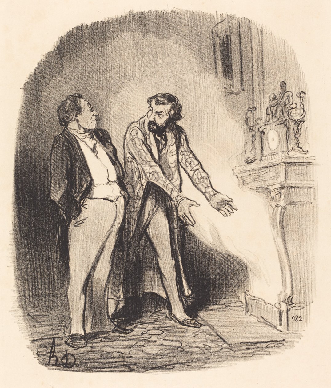 Ama Bay Sahibi, bakın... by Honoré Daumier