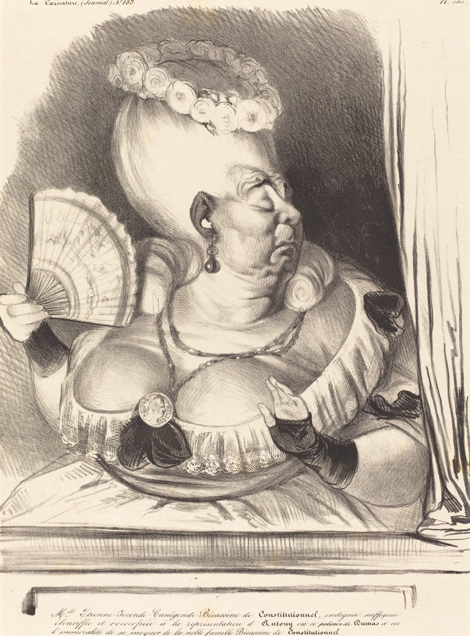 Bayan Etienne-Goconde-Cunégonde-Bécassine by Honoré Daumier